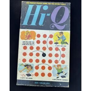 Kohner Hi-Q Vintage Hi-Q Game Peg Solitaire Brain Teaser Puzzle No. 120 -T13